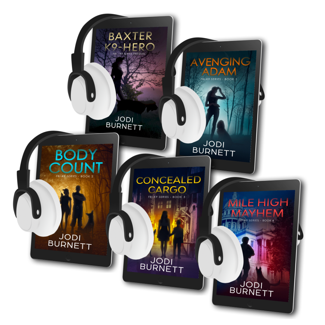 FBI K9 Thriller Series Bundle of 5 audio books Jodi Burnett