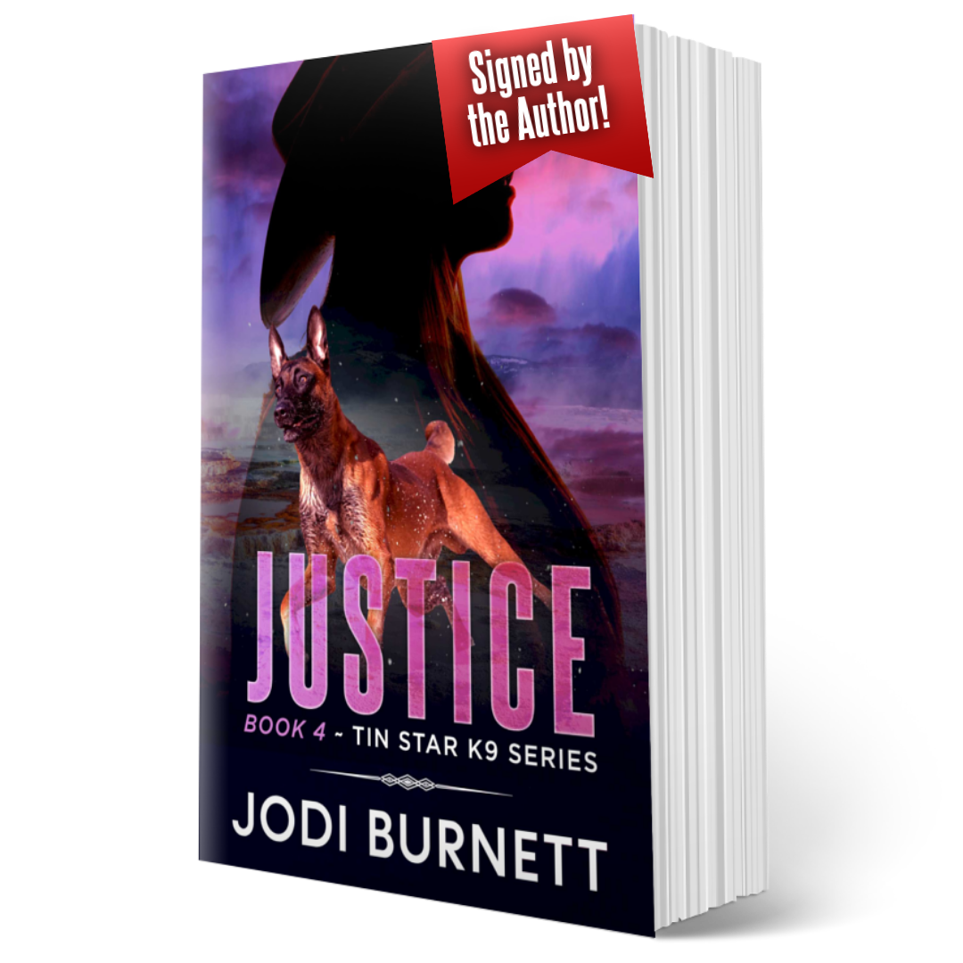 Justice ~ Book 4 Tin Star K9 Series - Signed Paperback