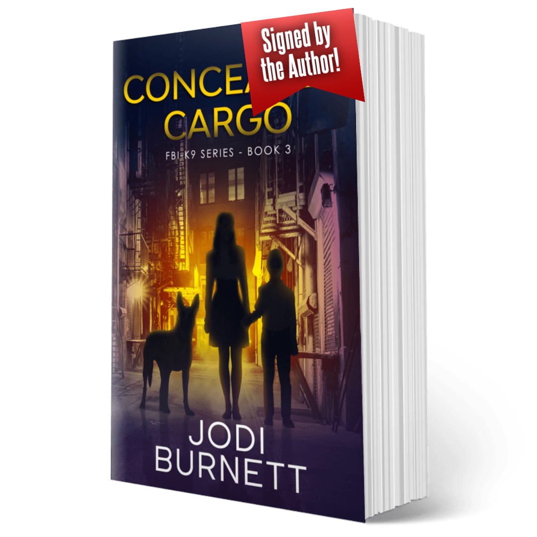 Signed copy Concealed Cargo - FBI K9 Series