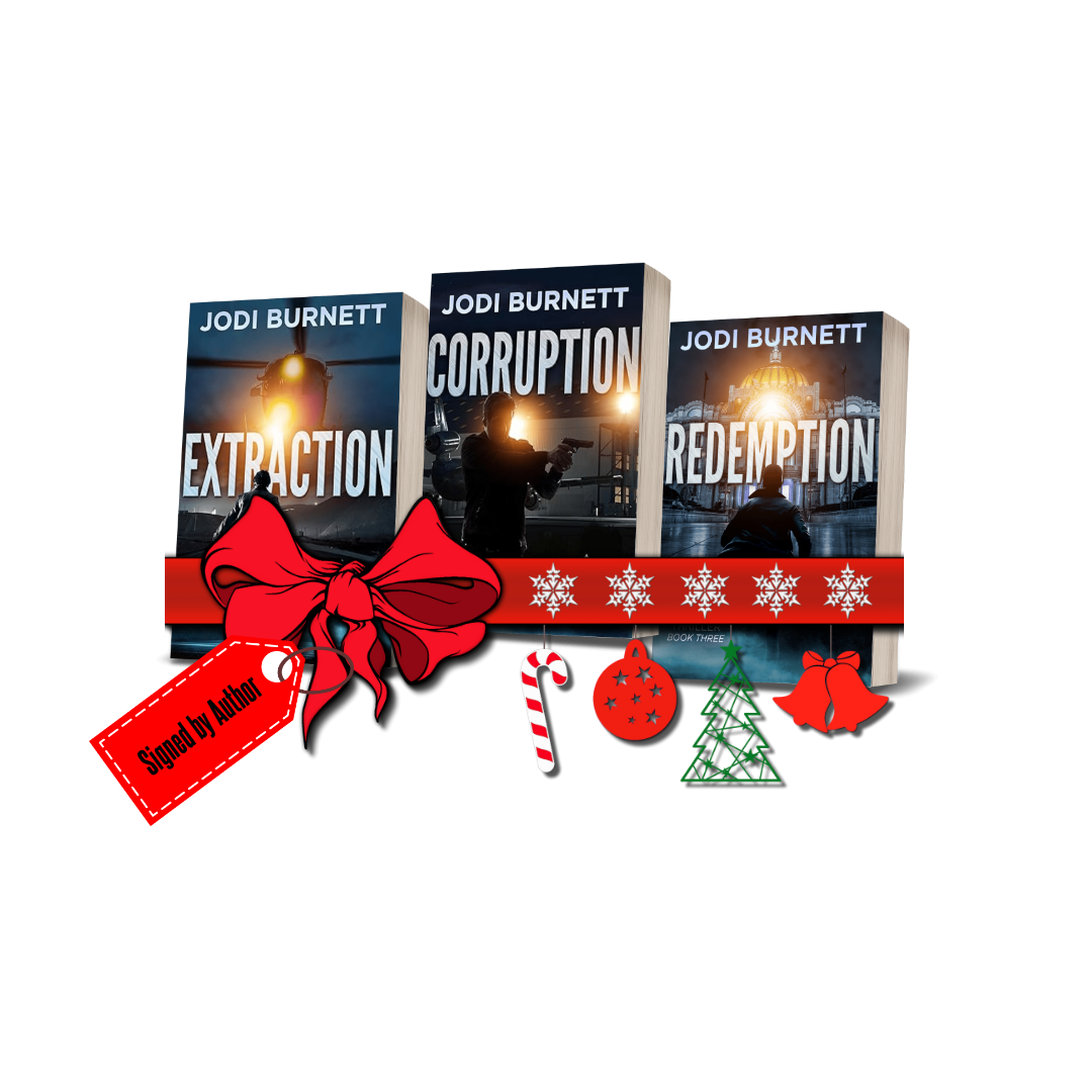 US Marshal Series Signed Christmas Book Bundle Jodi Burnett