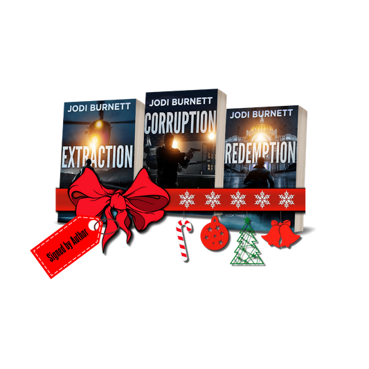 US Marshal Series Signed Christmas Book Bundle Jodi Burnett