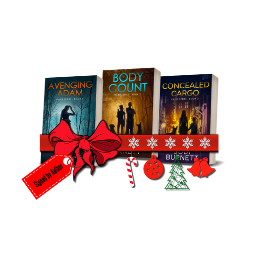 Signed Christmas Paperback Bookbundle FBI K9 Series Jodi Burnett