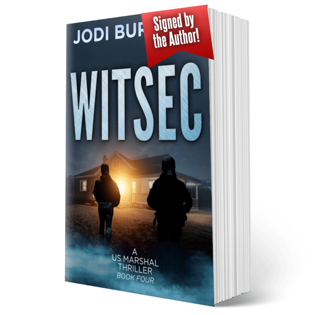 WITSEC US Marshal Thriller Series Jodi Burnett Signed book
