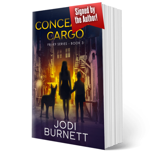 Signed copy Concealed Cargo - FBI K9 Series